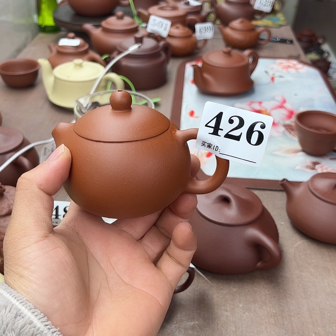 紫砂茶壶小红泥西施150左右