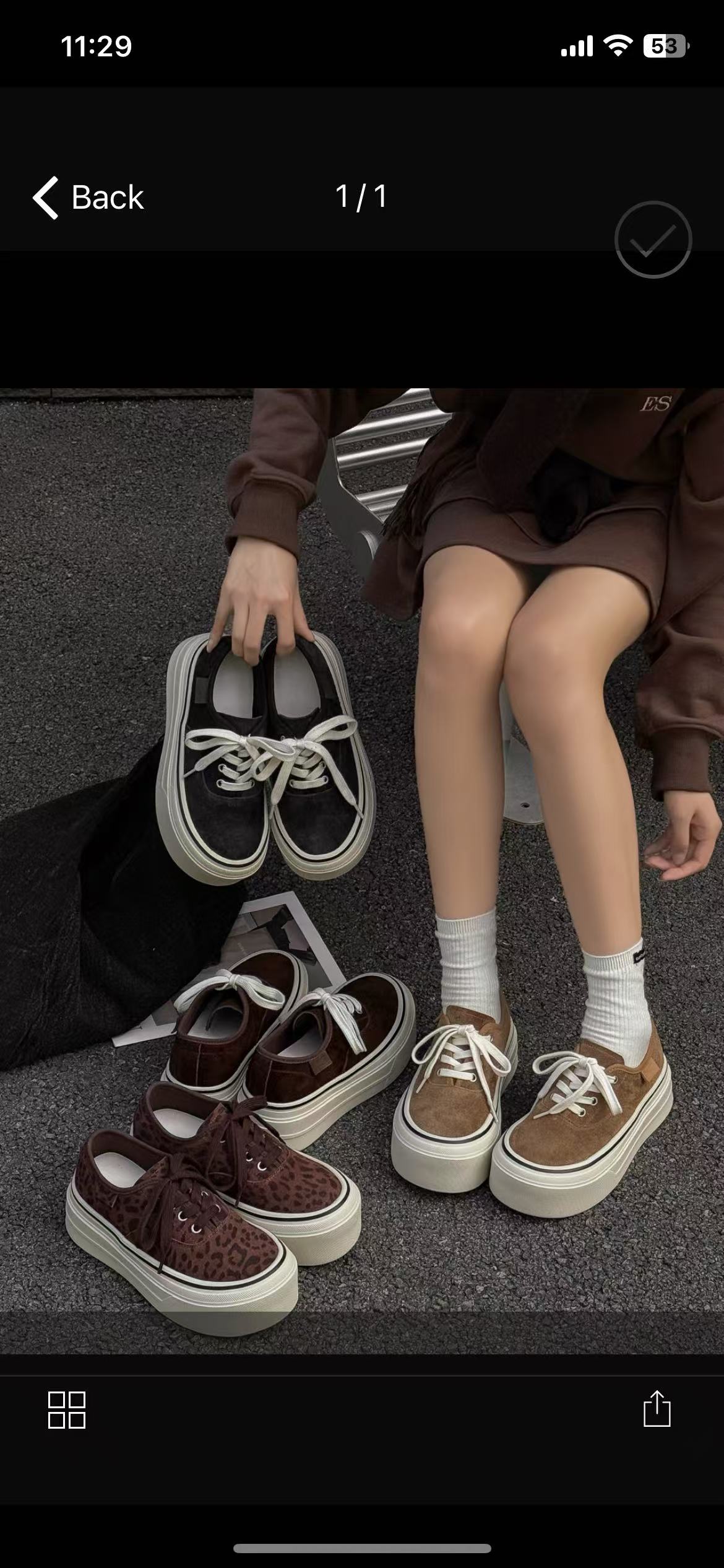 800-5板鞋磨砂皮浅口磨砂时尚休闲鞋百搭厚底低帮鞋子时尚