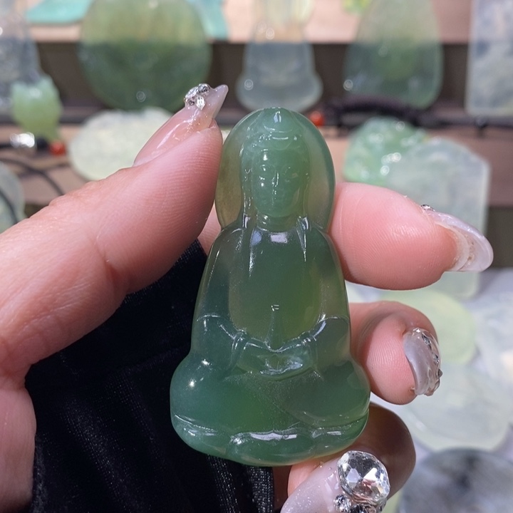 岫玉吊坠未镶嵌吊坠