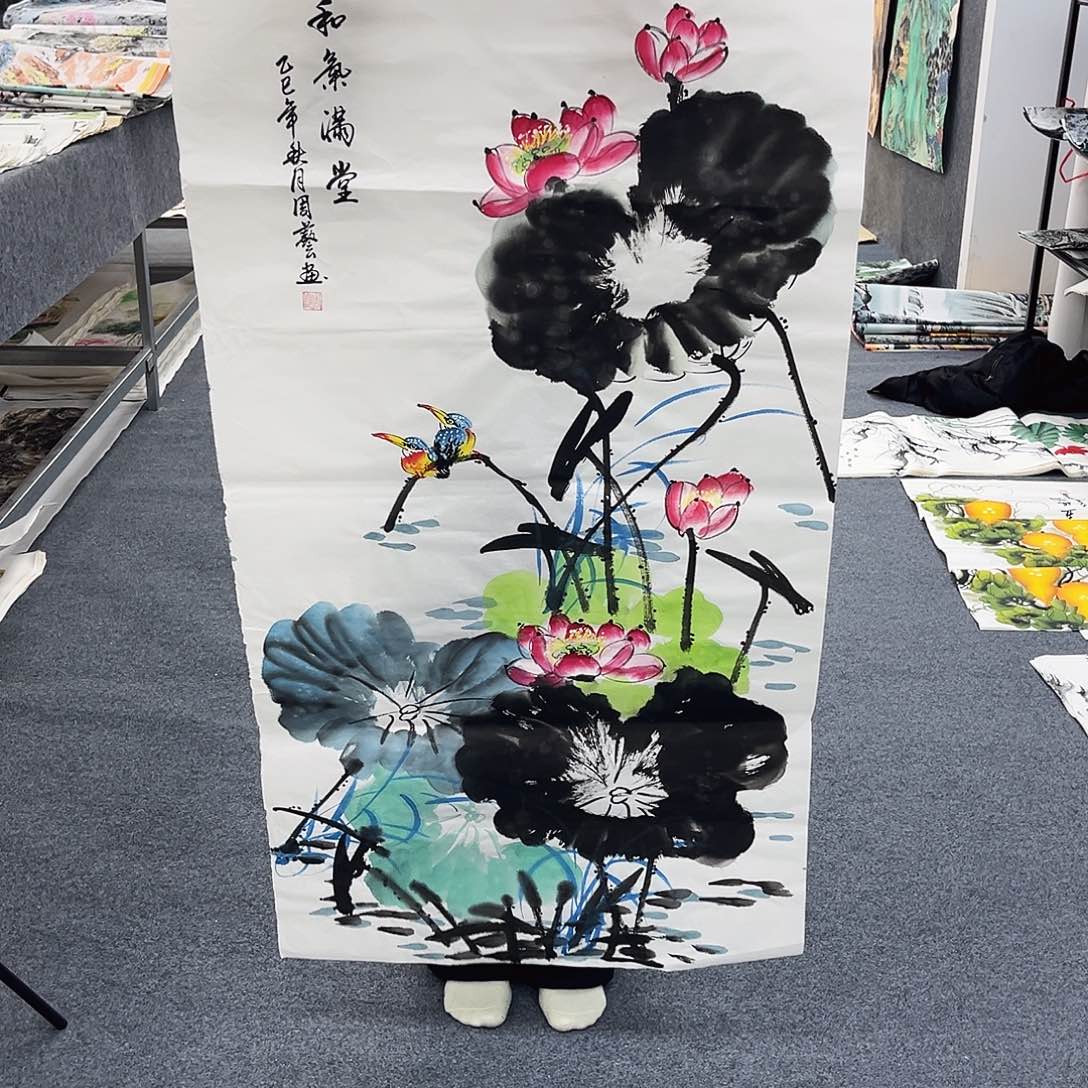 国画作品全场放漏