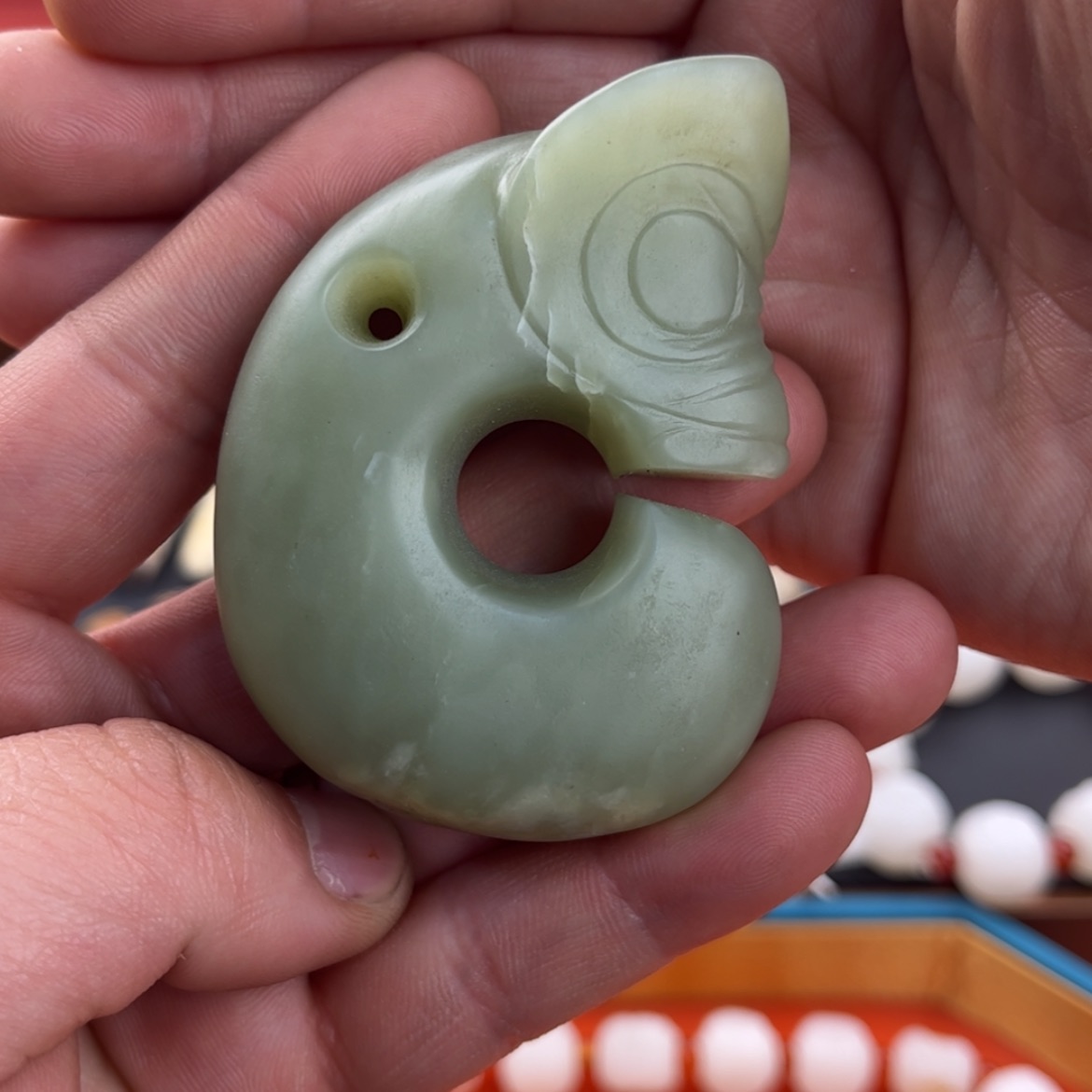 【闪购商品】和田玉挂件未镶嵌青***3