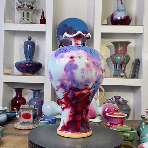 摆件禹州神后钧瓷原产地~