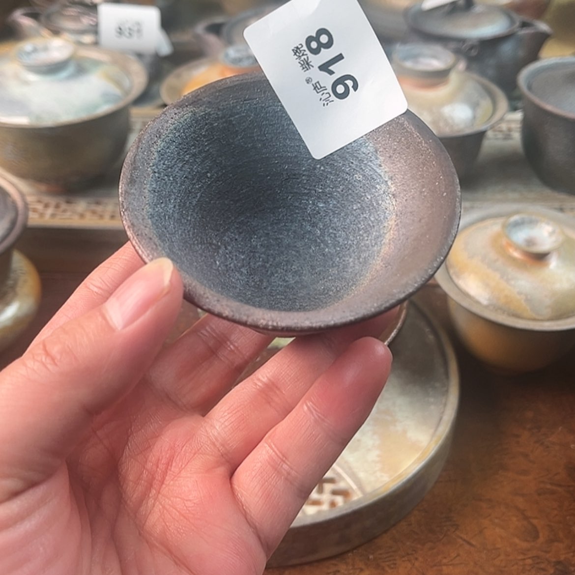 【闪购商品】沁庐柴窑古法柴烧手工茶具