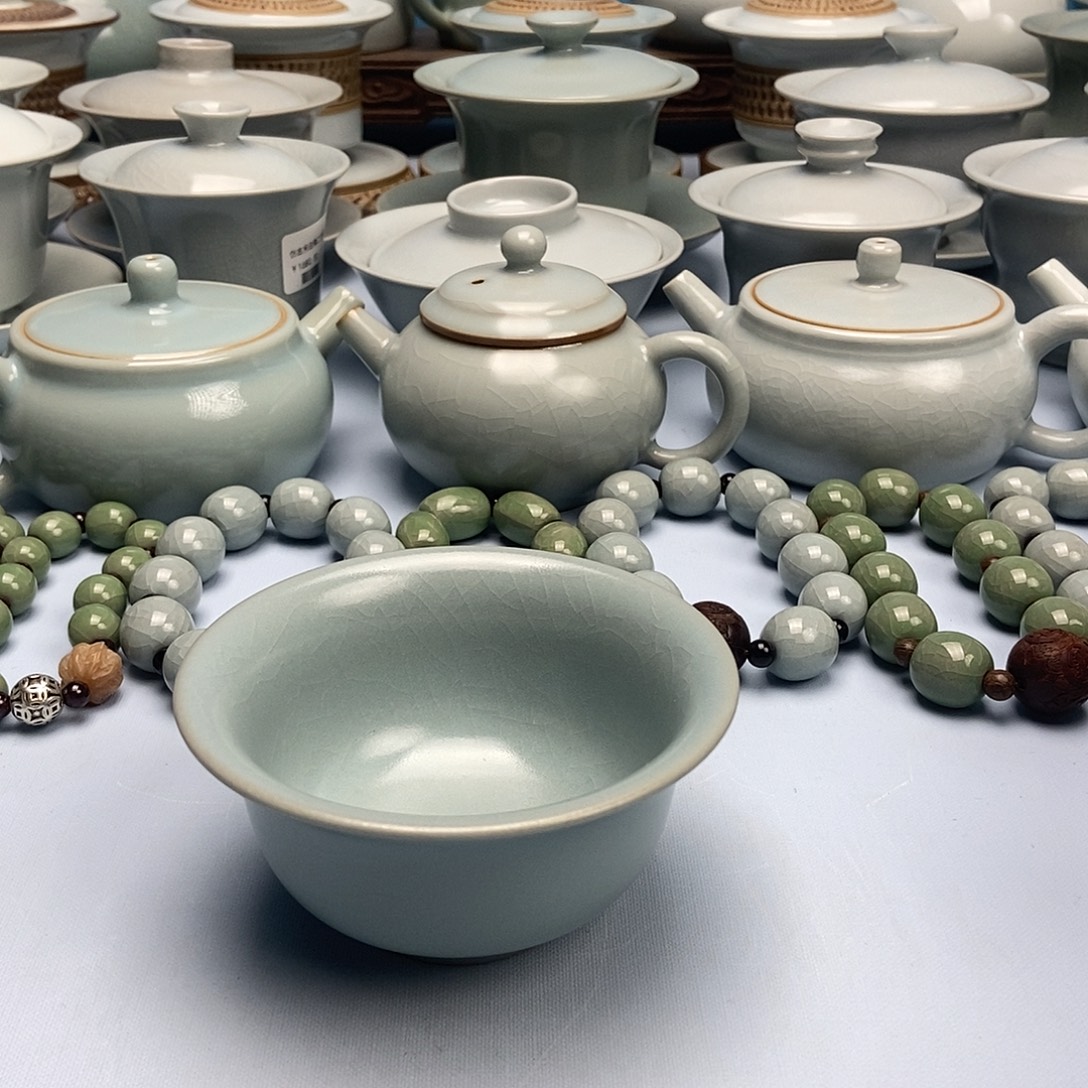 杯仿古釉压手杯原矿原釉原产地