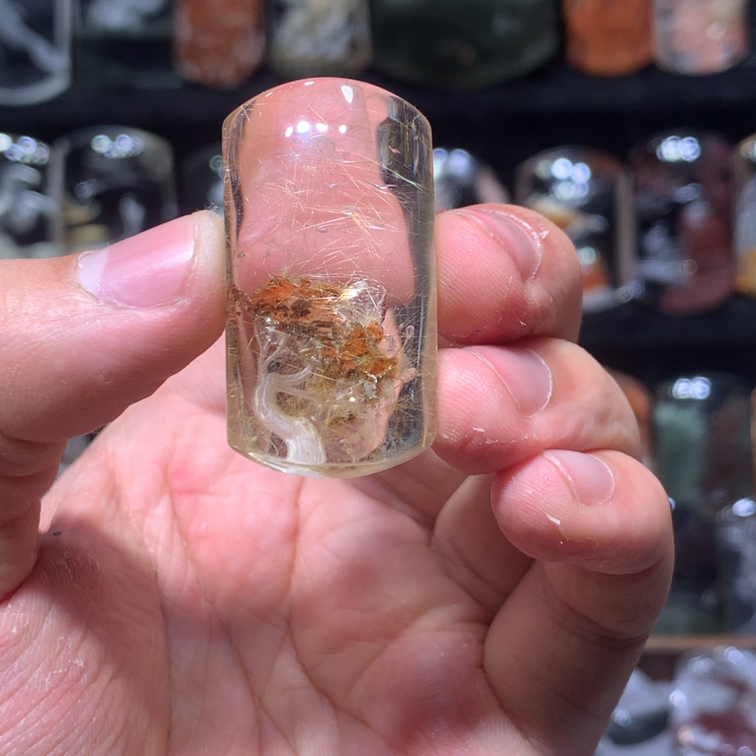 颈饰未镶嵌水晶独**忆天然水晶吊坠