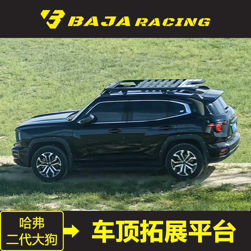 BAJA RACING哈弗大狗/二代大狗车顶拓展平台行李架侧爬梯改装装备