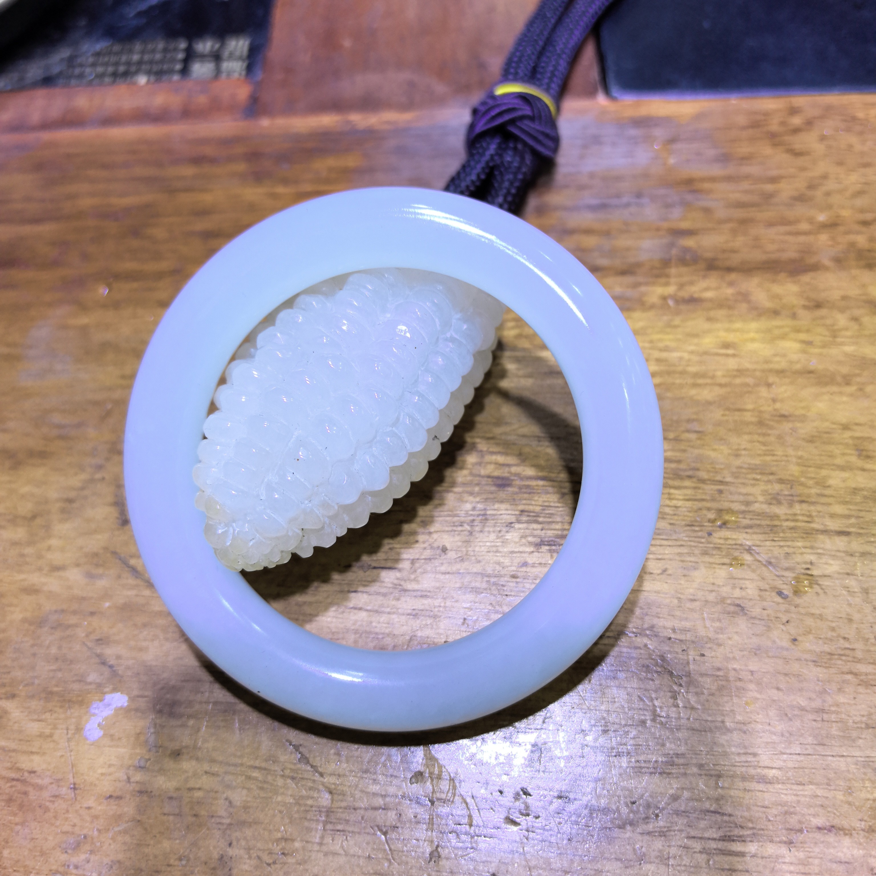 羊脂白玉气质百搭白月光平安镯附证书天然玉时尚白色精美