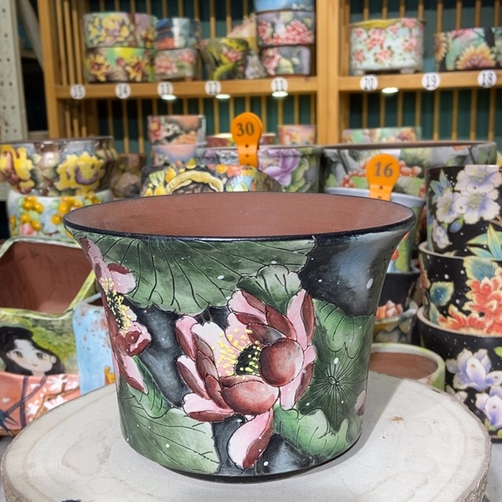 红陶景德镇艺术手绘作品