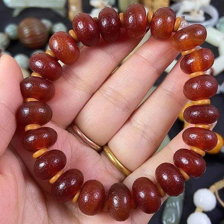 玛瑙/玉髓手串未镶嵌