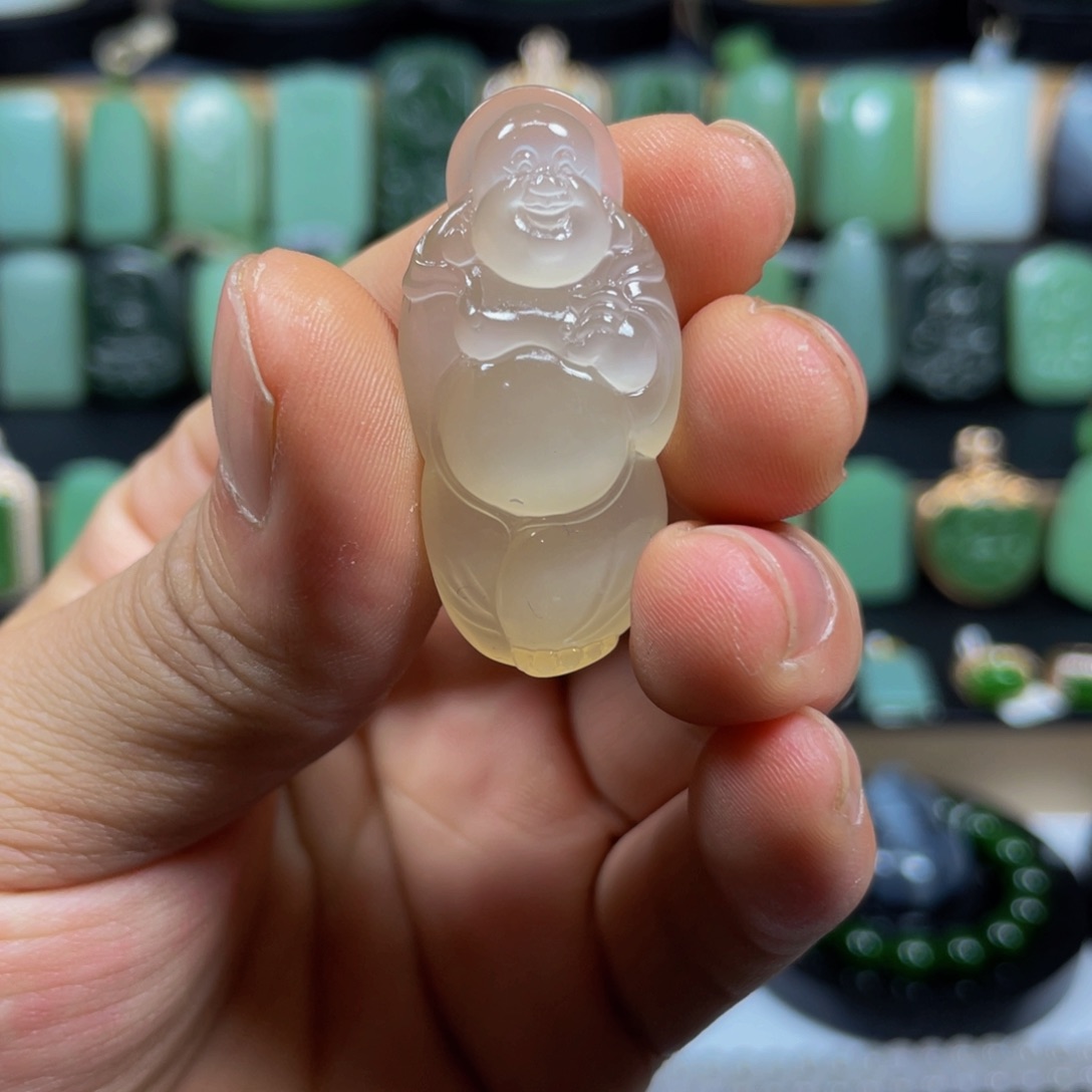 和田玉未镶嵌吊坠(不含链)