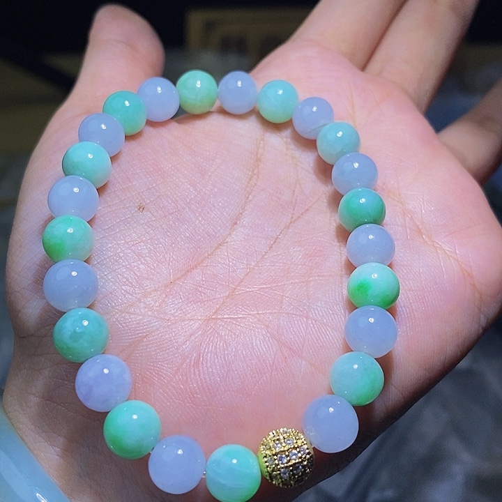 未镶嵌手串翡翠天然缅甸A货翡翠8