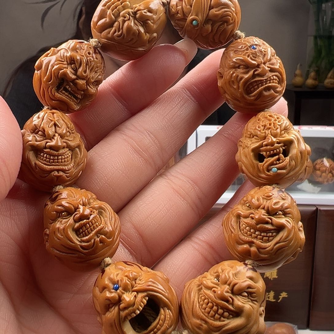 橄榄核吊坠道***步橄榄核
