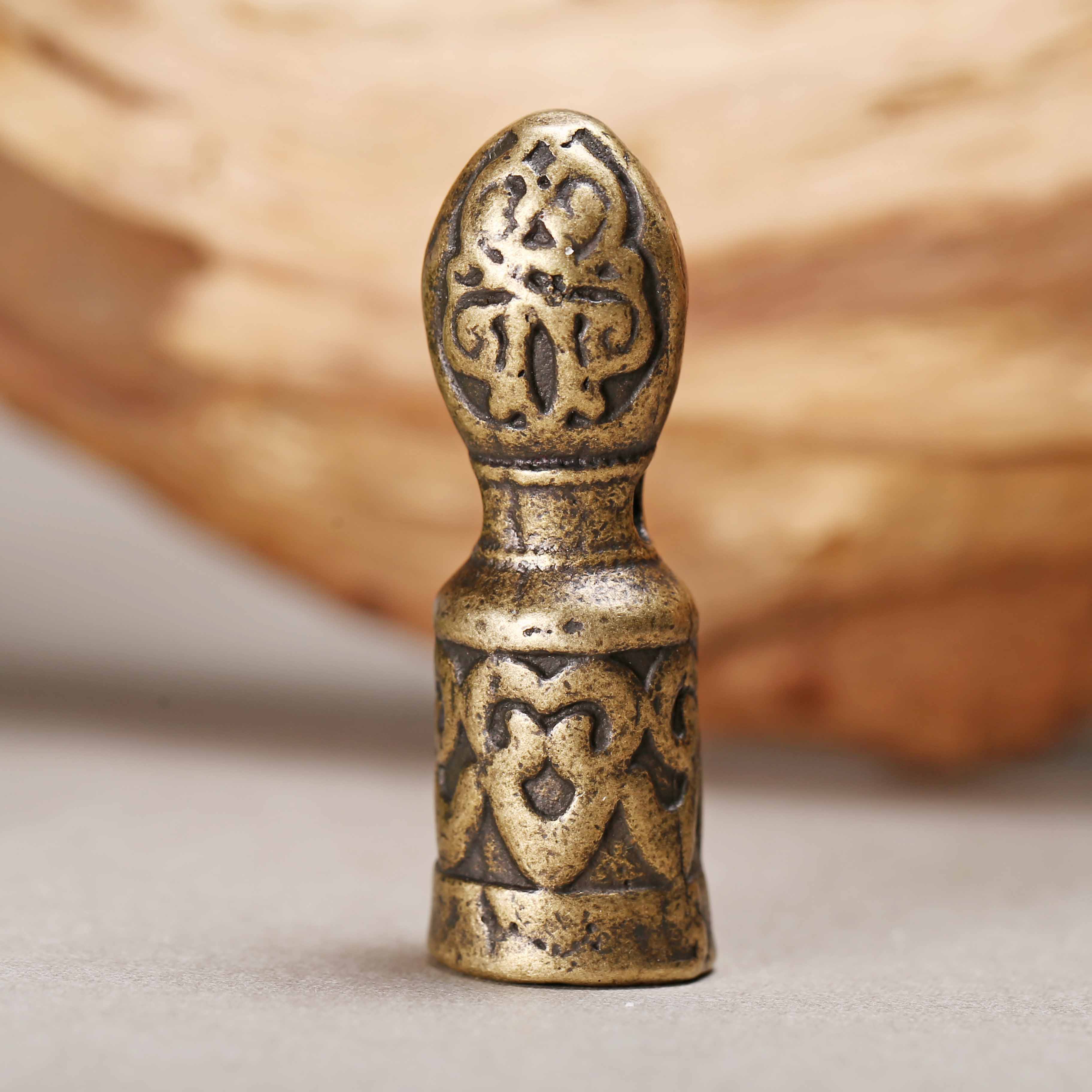 清代/福·杵形印文铜印章/JSJ25021937/收藏/【济文阁】