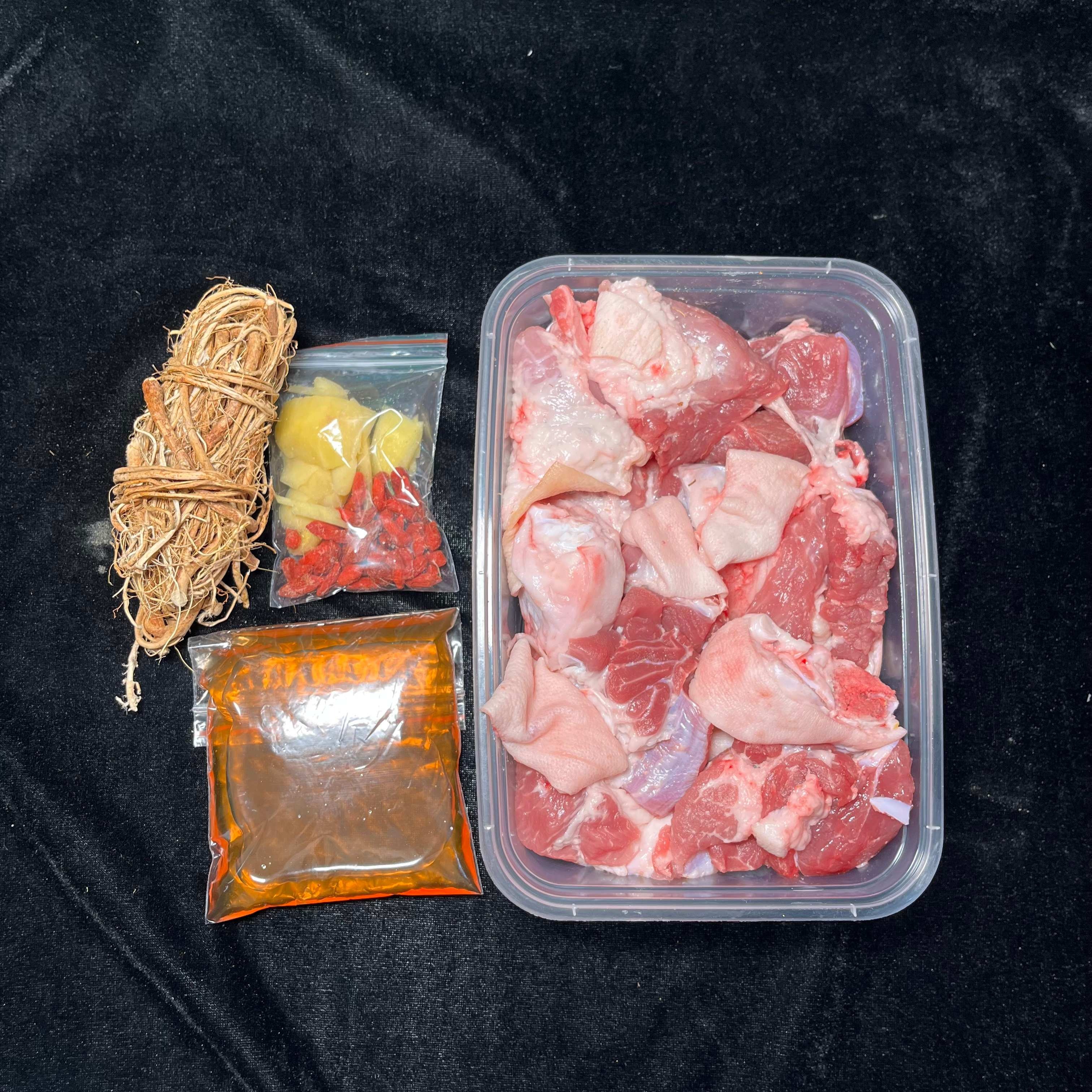 五指毛桃猪蹄汤/护腰汤（久坐党冲）（2斤肉1000g）