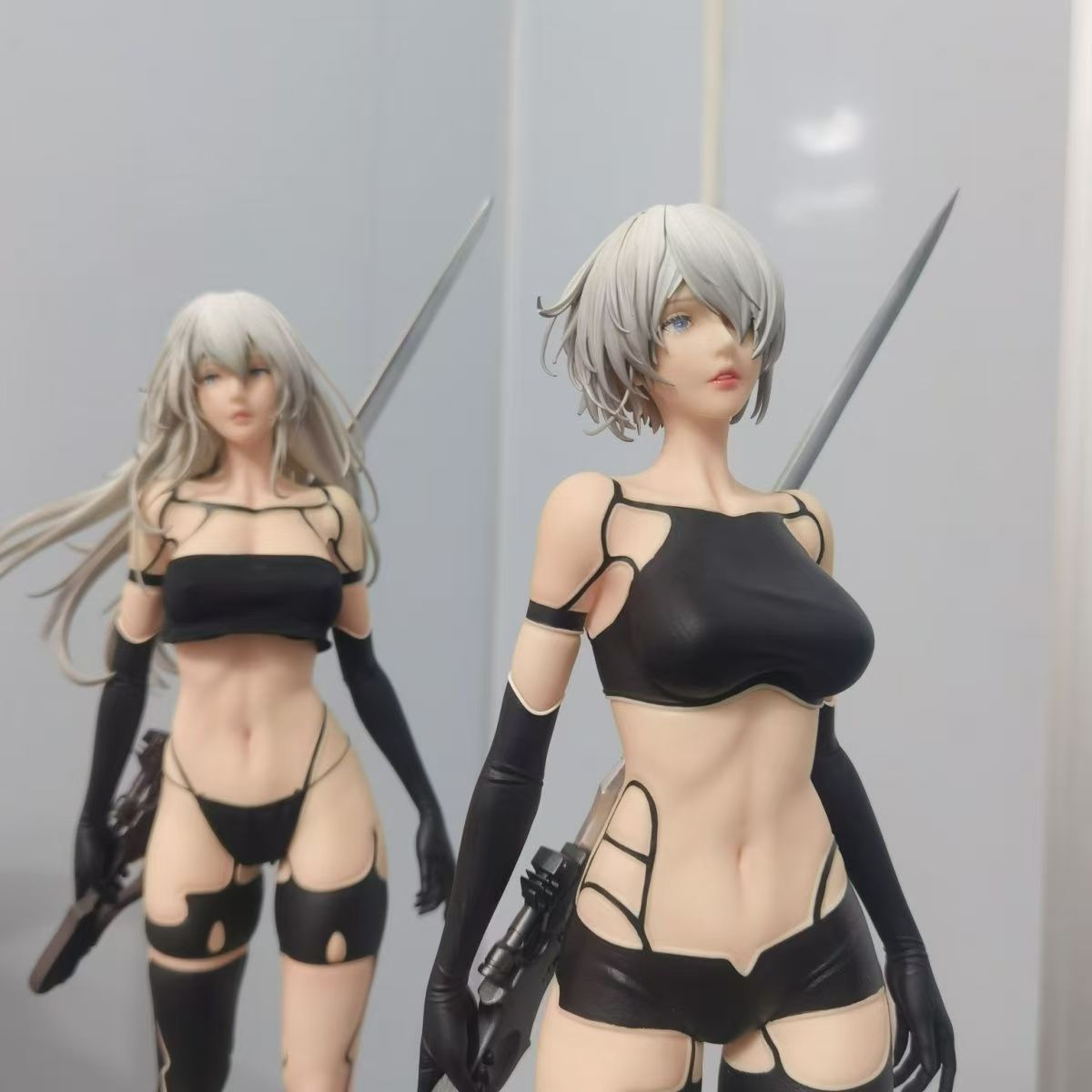 新款-尼尔机械纪元 A2战损版 1/4 50CM 雕像动漫游戏模型手办动漫