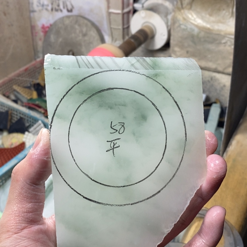 【闪购商品】石英质玉（天山翠）手镯未镶嵌云*定制手镯