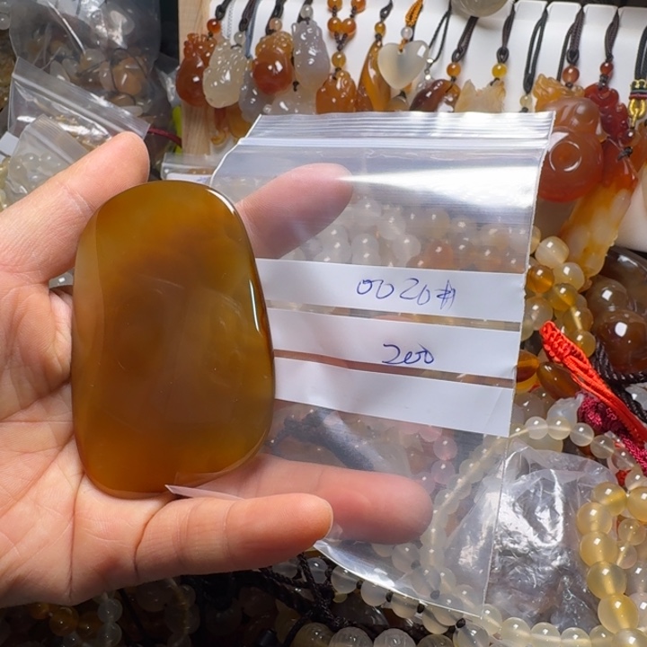 人***意玛瑙/玉髓未镶嵌颈饰0020