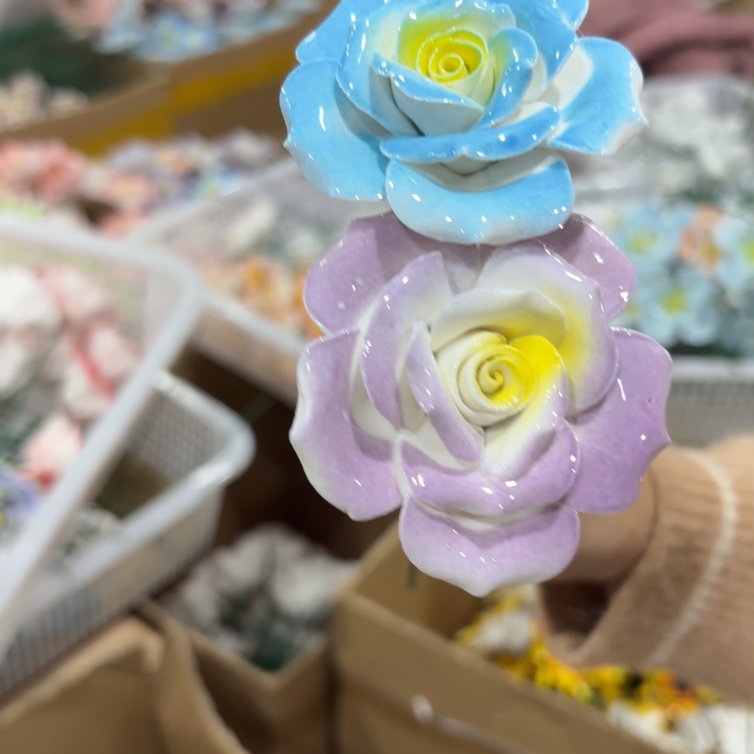 陶瓷花，拍满20发货，退款拉黑