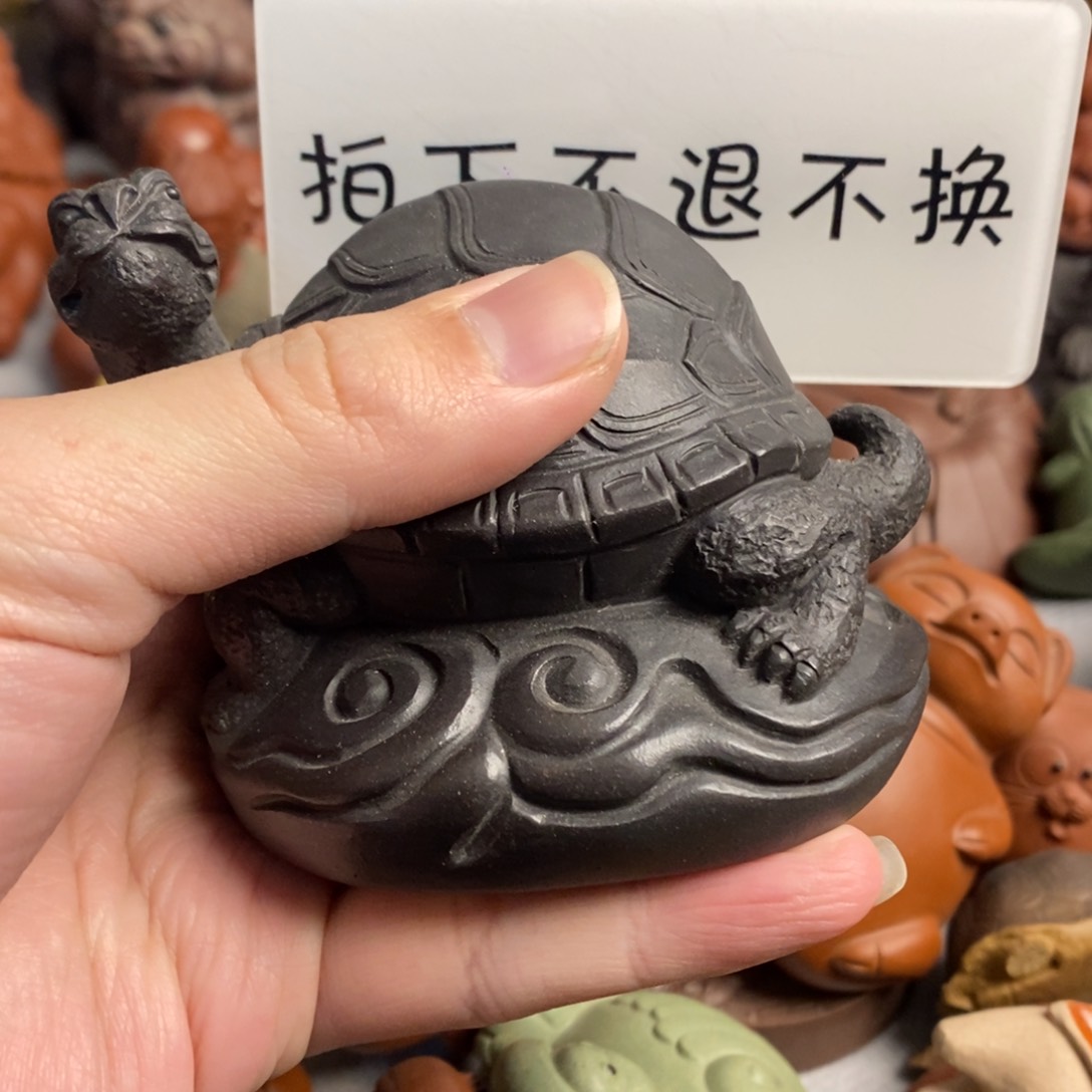 【闪购商品】紫砂茶宠三****?紫砂瑕疵