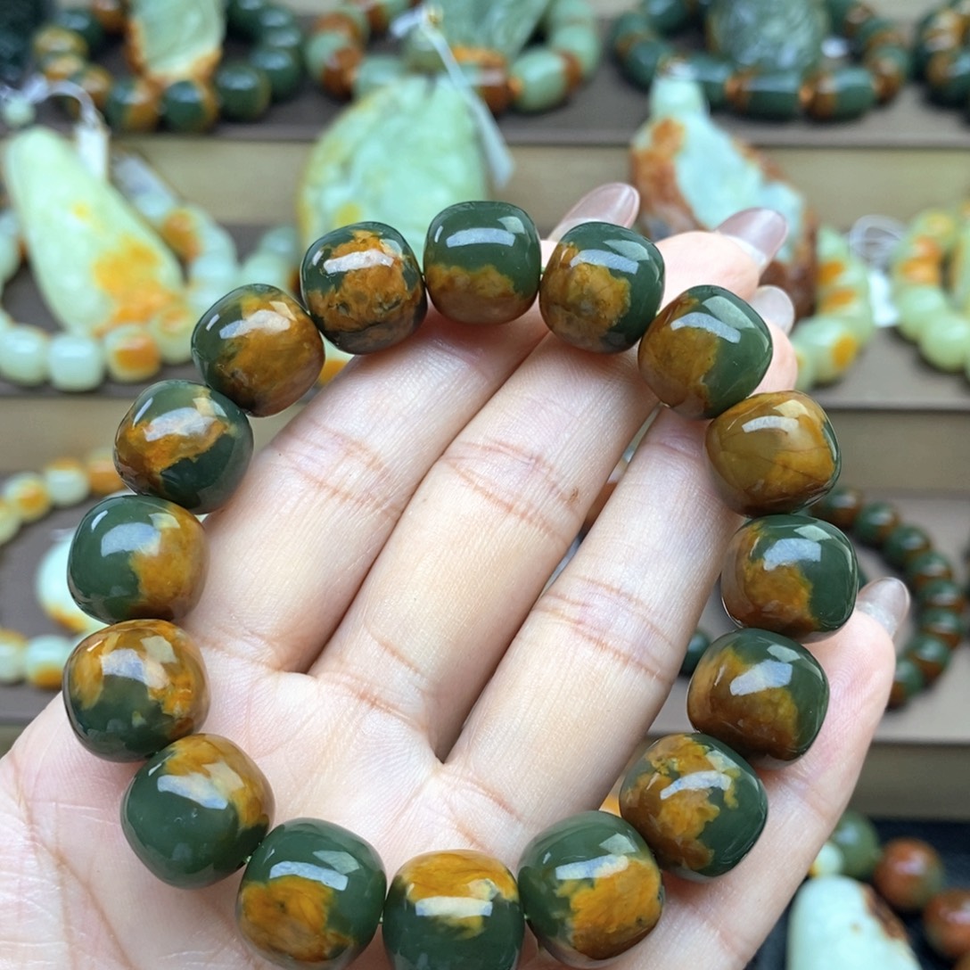 手串未镶嵌透闪石质玉