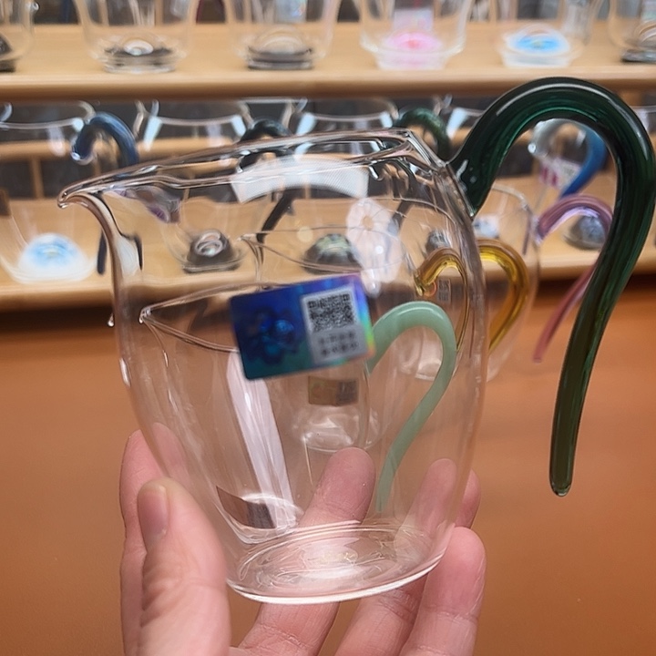 H***o水晶玻璃吸管款怡然墨绿
