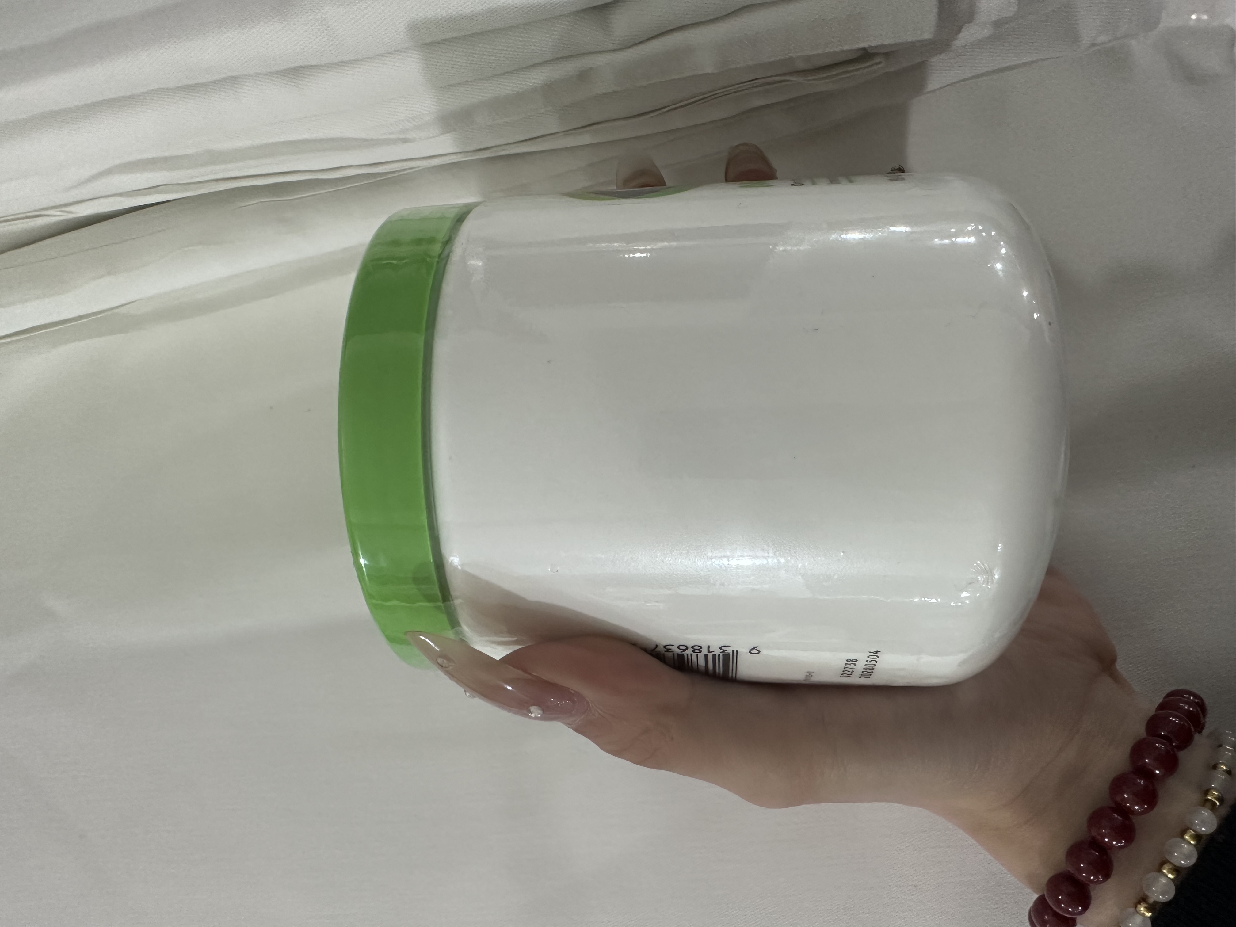 白绿色收纳罐收纳瓶发1瓶550g