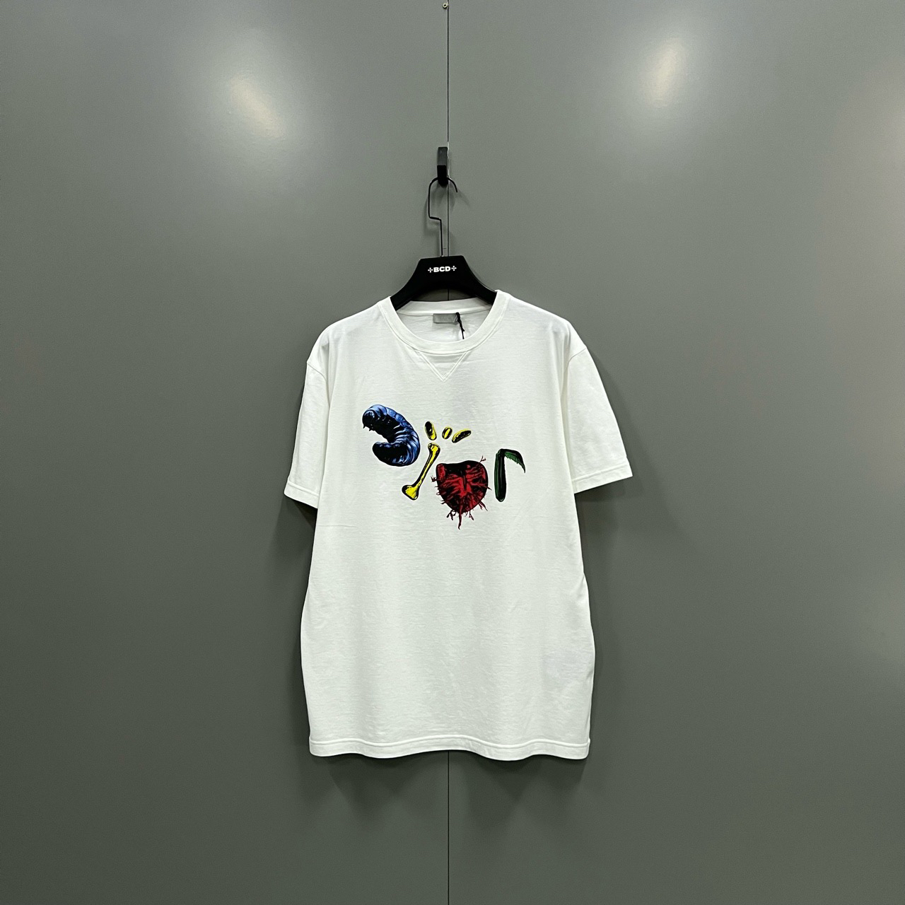未使用 DIOR/迪奥  Travis Scott 联名款 撞色图案印花短袖 /吊牌