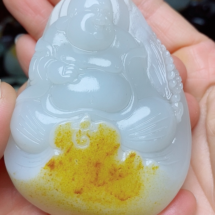 水***财和田玉未镶嵌车挂