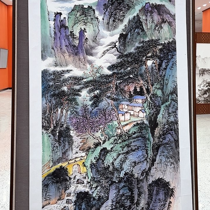 国画苏珊老师展览原作