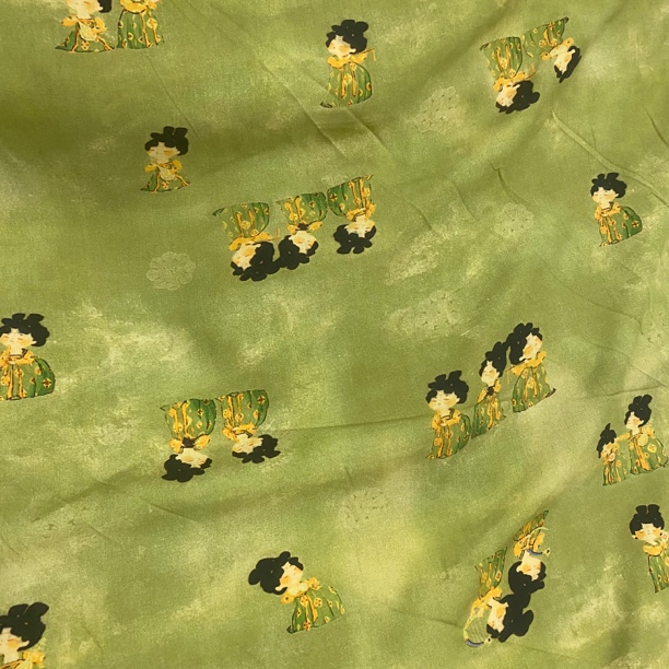 木源缎棉绸.小糖人.春夏连衣裙旗袍面料凉快透气