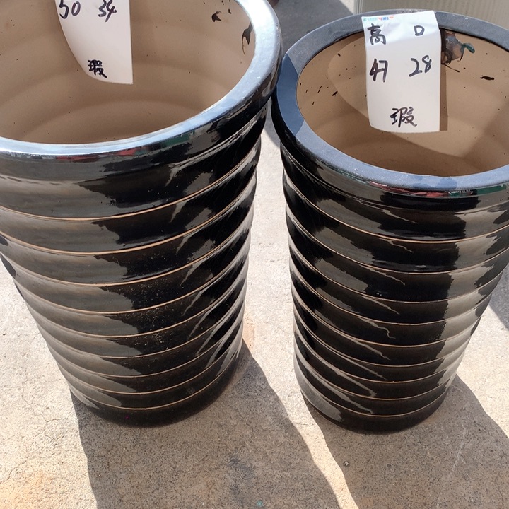 花盆陶瓷高螺纹特大加大号