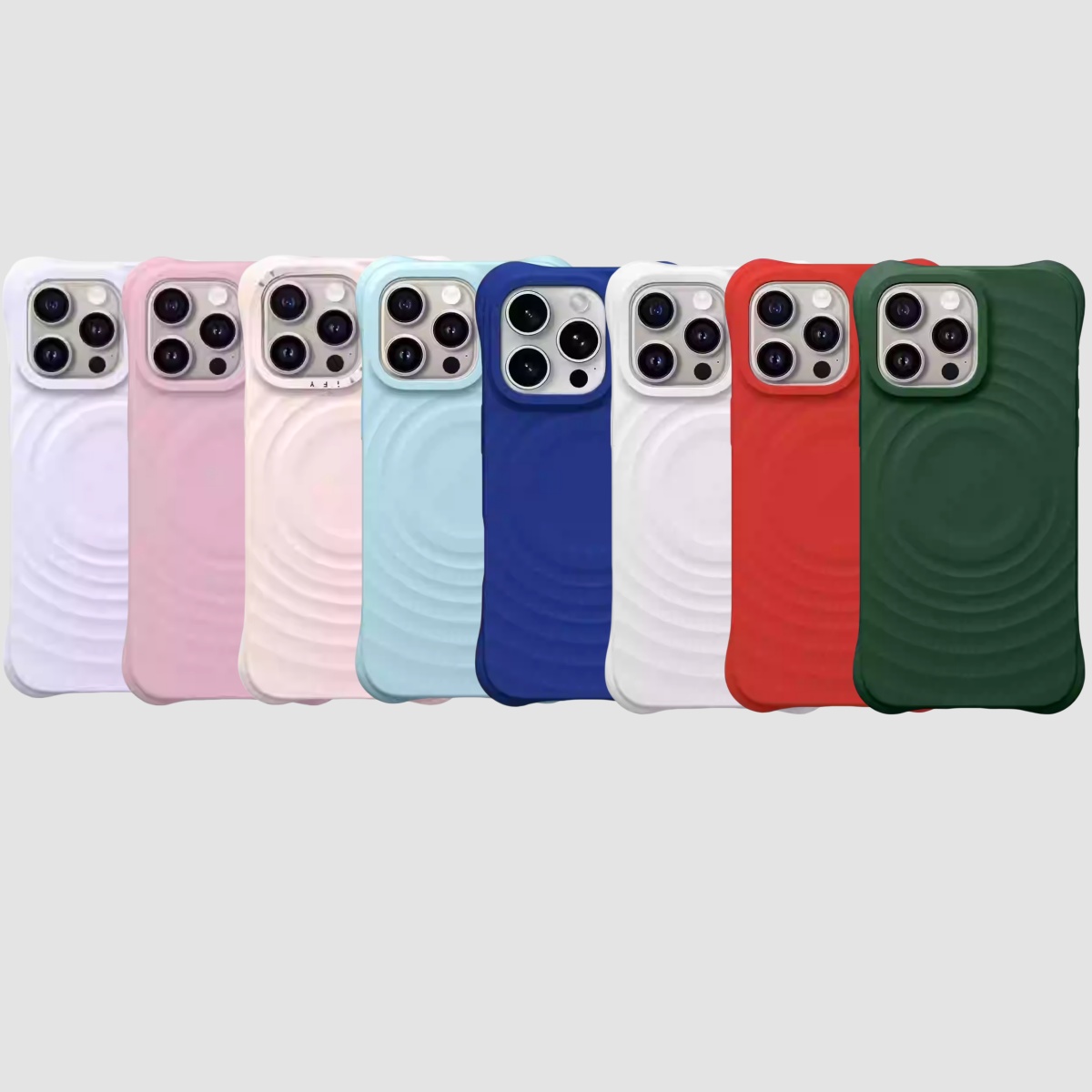 赵露丝同款Caseti联名纯色波壳适用于苹果Iphone16Promax手机壳Fy