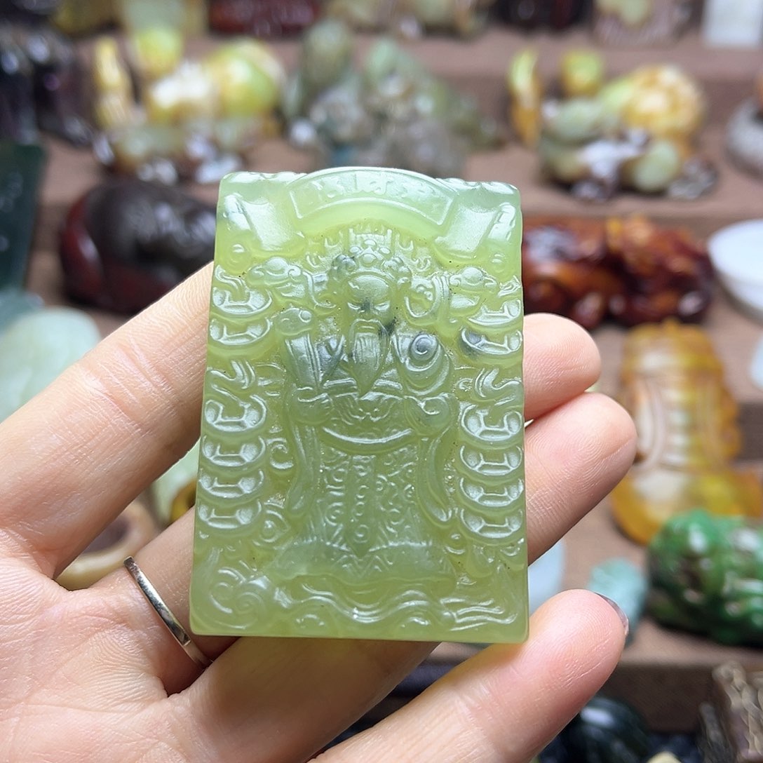 白玉菩提吊坠64。。