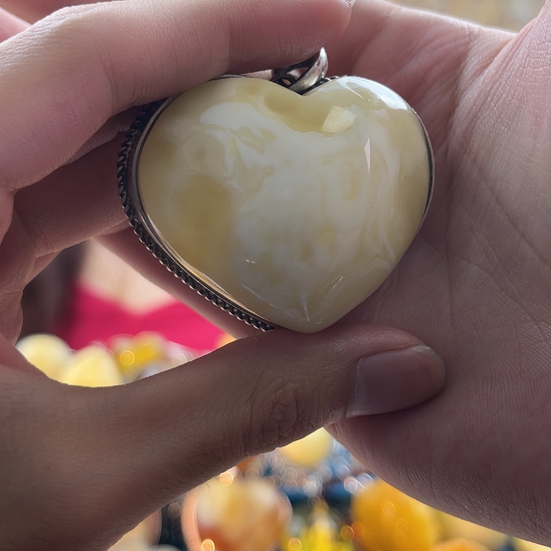 银S925镶嵌蜜蜡裸石蜜蜡