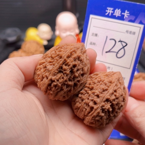 文玩核桃把件38大蒜头全 128