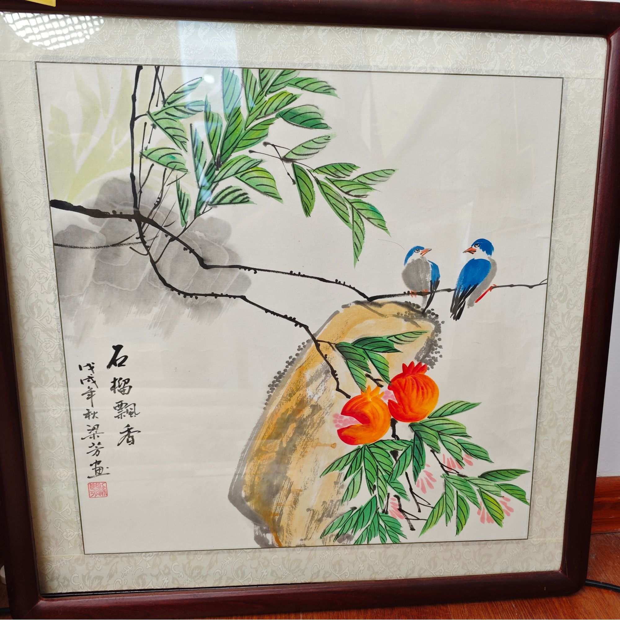 名家国画花鸟画山水画装饰画12（纯画芯不带框）
