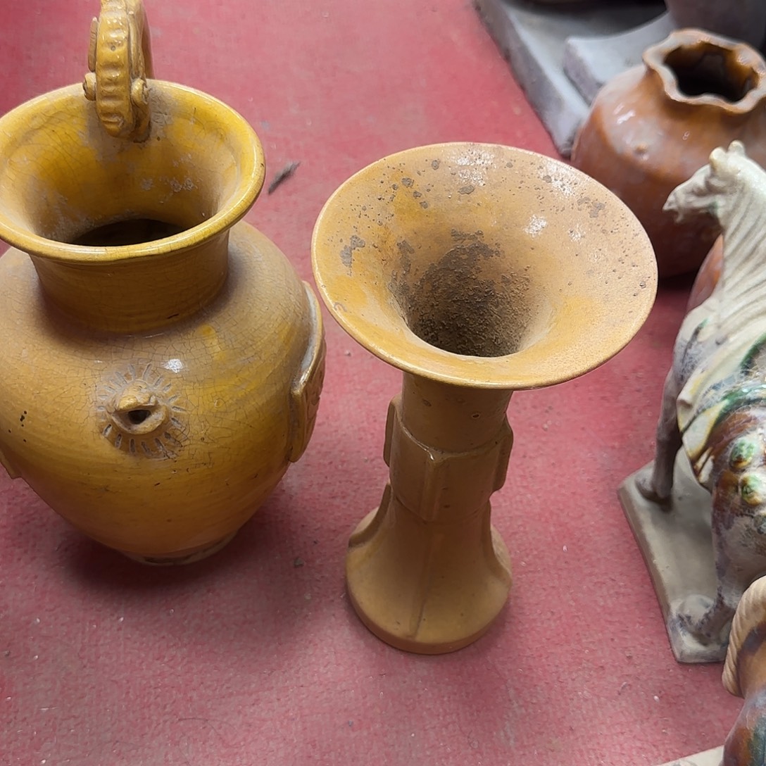 老***，摆件陶文房四宝精品摆件