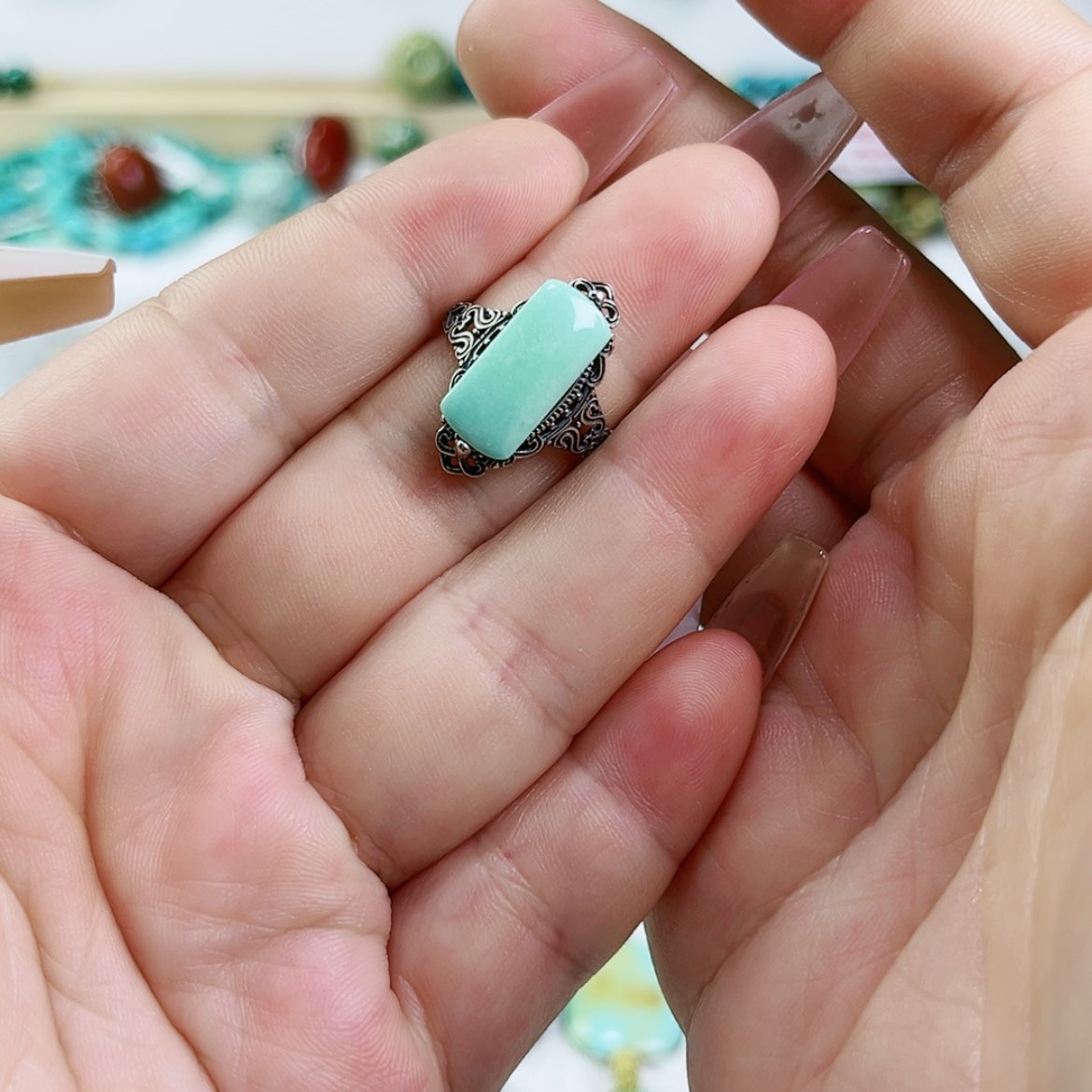 【闪购商品】绿松石珠宝奇石未镶嵌