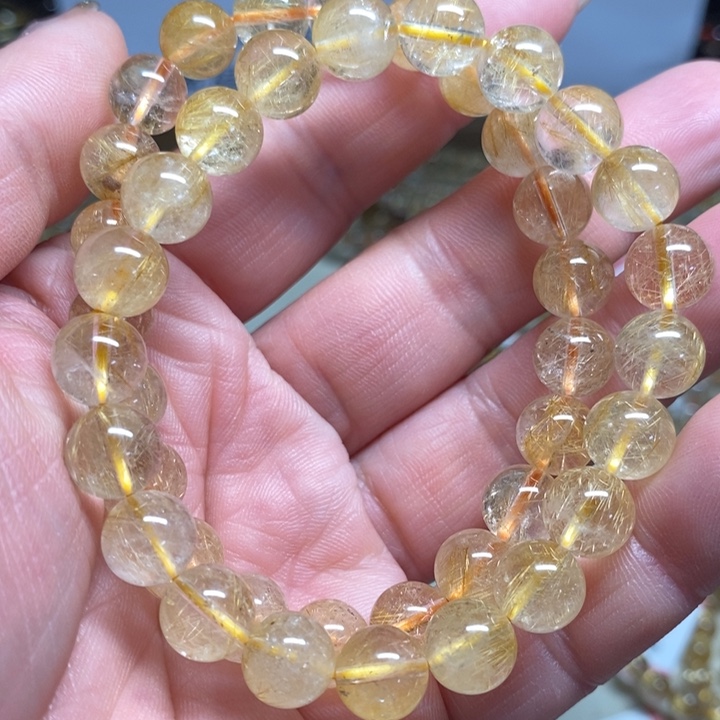 发晶手链未镶嵌天然发晶手链