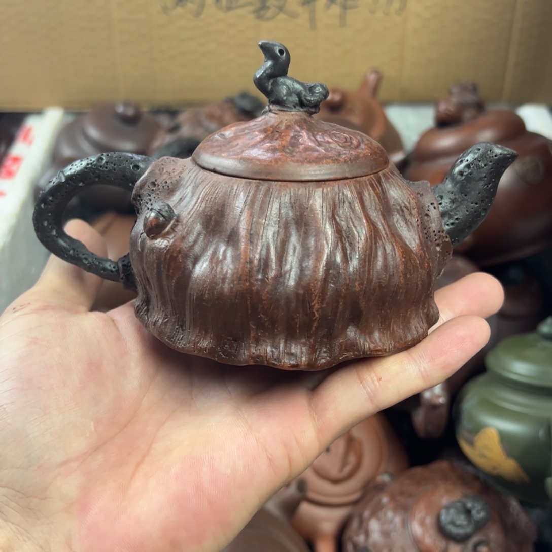 紫砂茶壶宜兴原矿紫砂壶240毫升容量