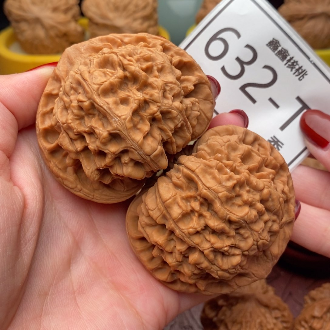 文玩核桃把件官帽55