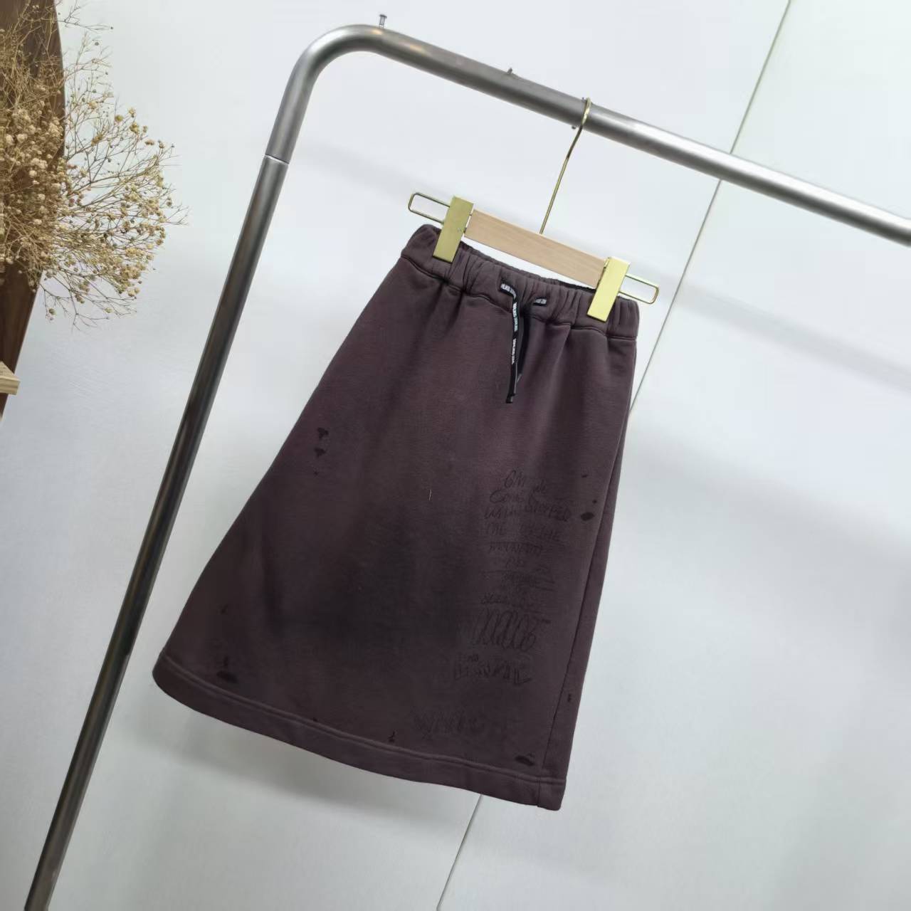 【1031】咖啡色半裙B