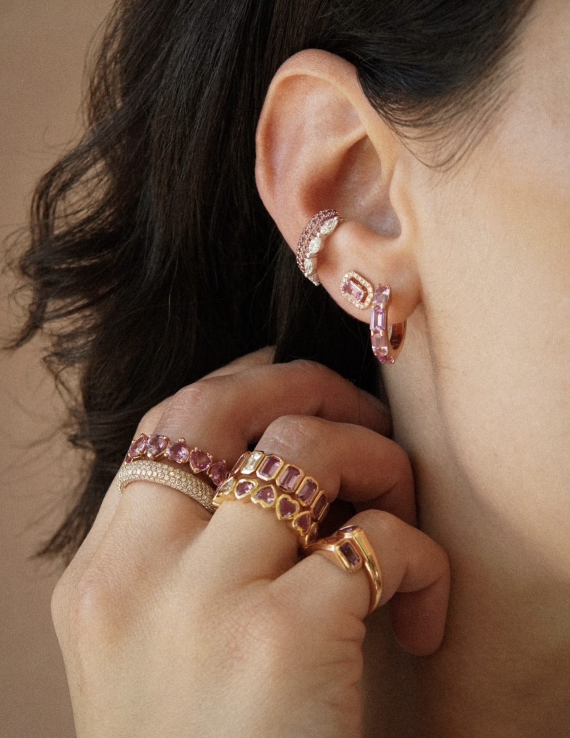 925银仿珍珠耳饰 6号轻奢风几何女银色日韩耳钉