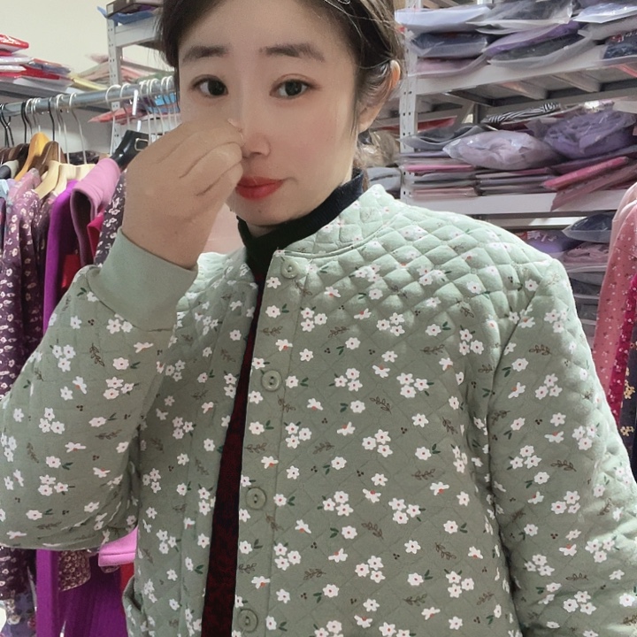 棉3层保暖开衫140斤纯棉