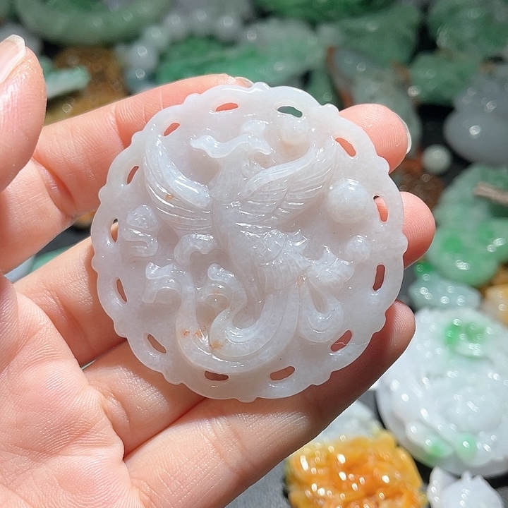 颈饰未镶嵌翡翠天