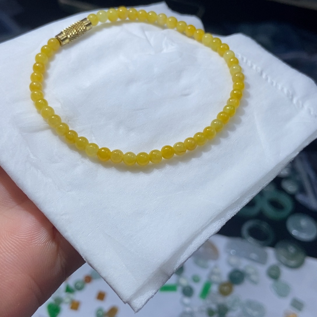 定制翡翠未镶嵌翡翠3.5烧色