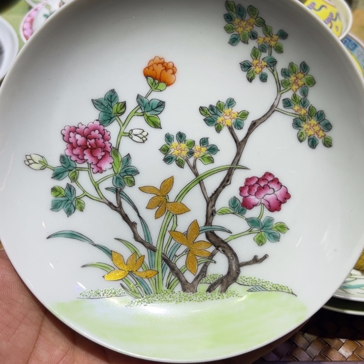 纯手绘精品盖碗杯