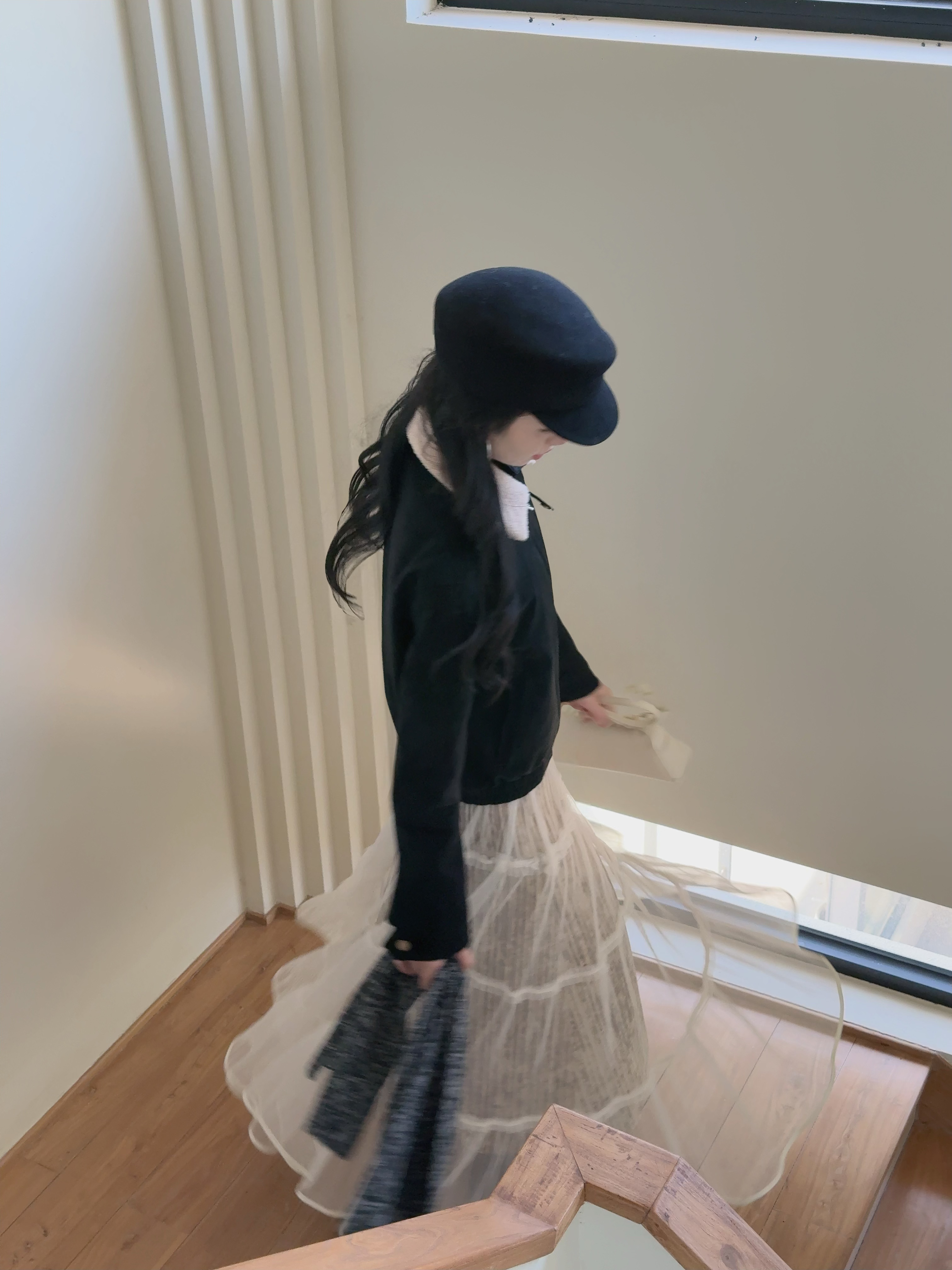 Made in Korea——【黑夹克】韩档口 2025冬款羽绒夹克（毛翻领可拆卸）