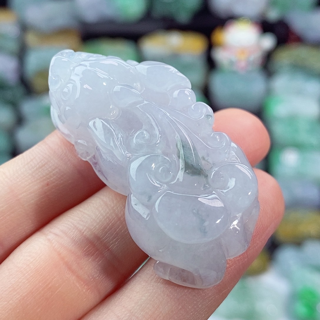 颈饰未镶嵌翡翠天然