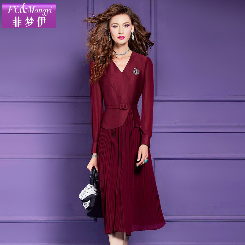 菲梦伊原创新款时尚连衣裙62944